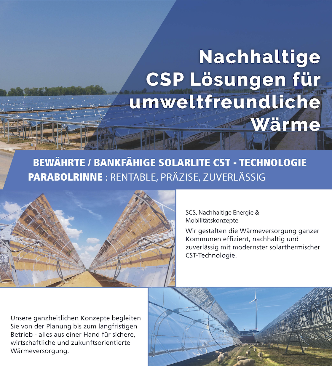 Nachhaltige CSP-Lösungen für umweltfreundliche Wärme